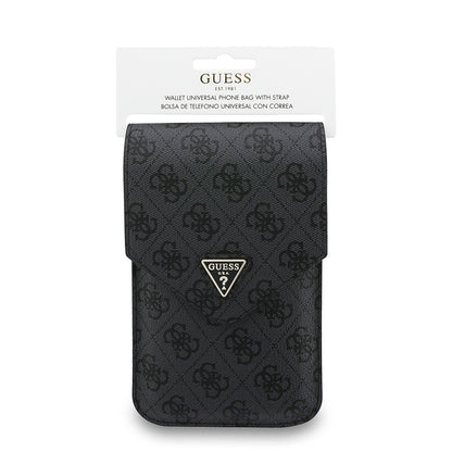 Univerzalna torbica za telefon, Guess, Fliptok Triangle 4G, Crna