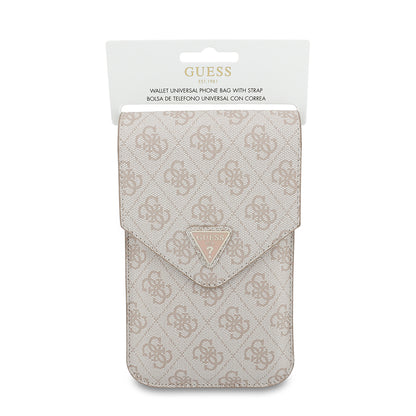 Univerzalna torbica za telefon, Guess, Fliptok Triangle 4G, Roza