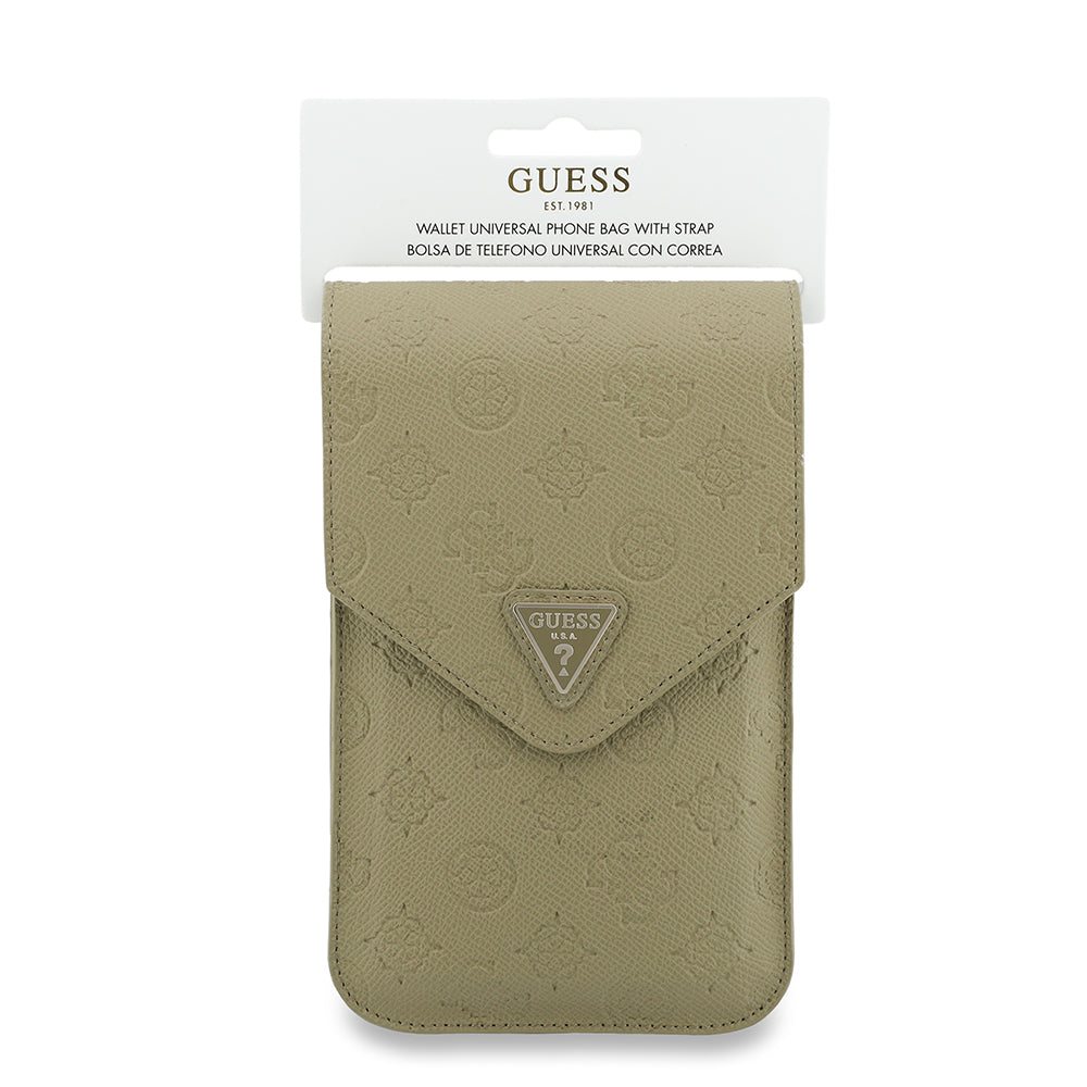 Univerzalna torbica za telefon, Guess, Grained Peony, Bež