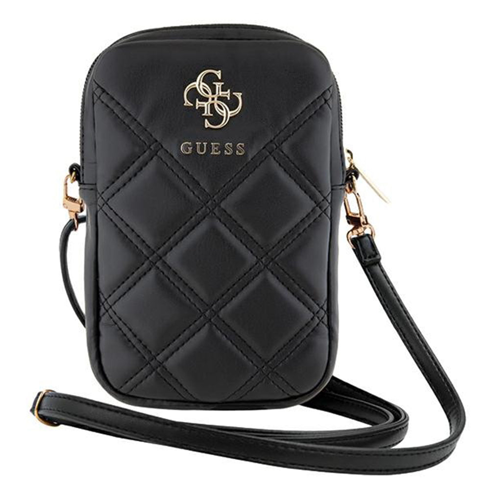 Univerzalna torba za telefon, Guess, Quilted 4G, Crna