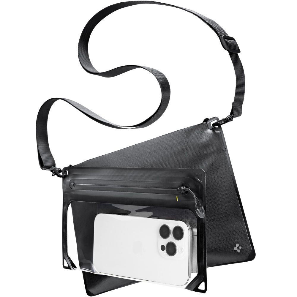 Univerzalna vodootporna torba i futrola Spigen Crossbag, crna AMP09746