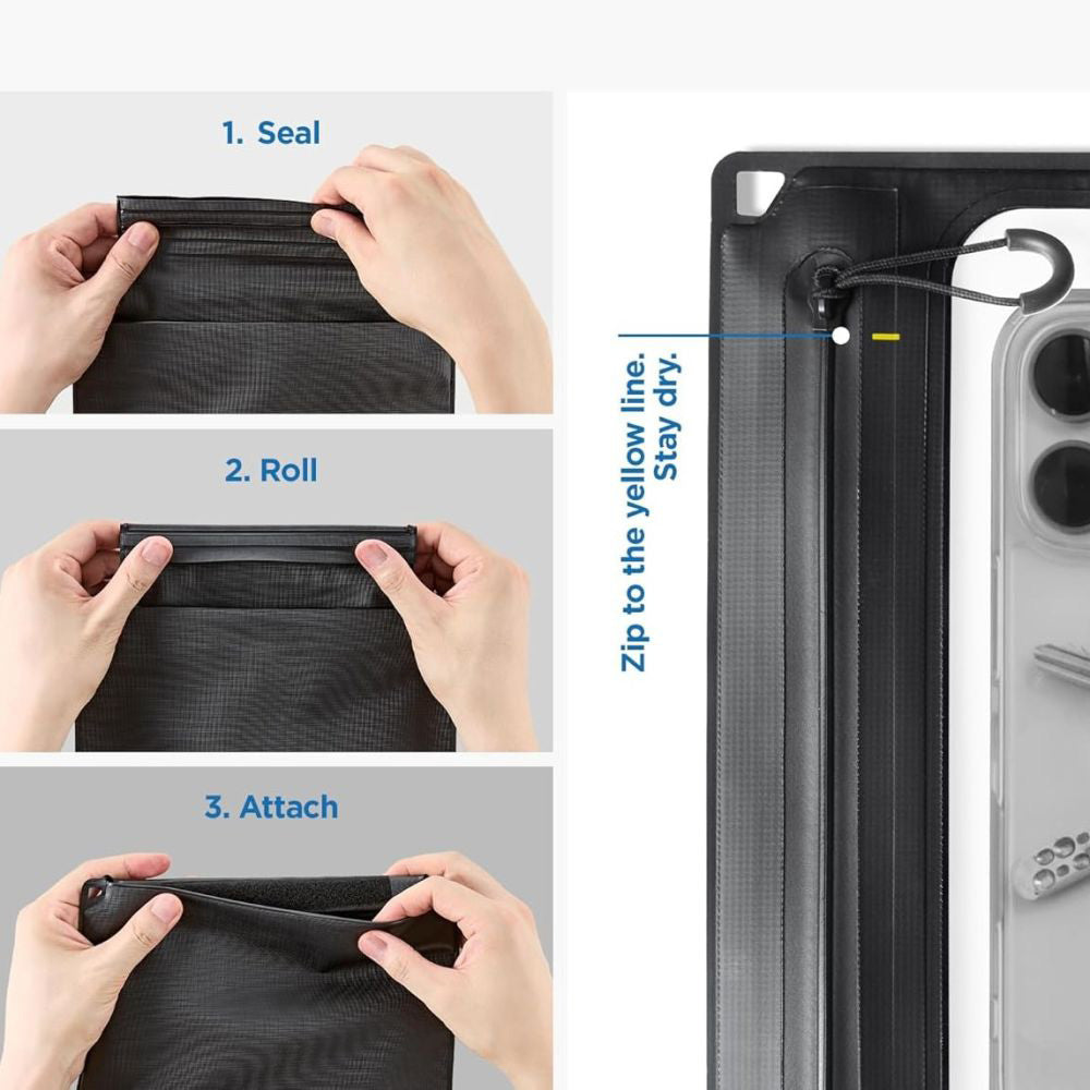 Univerzalna vodootporna torba i futrola Spigen Crossbag, crna AMP09746
