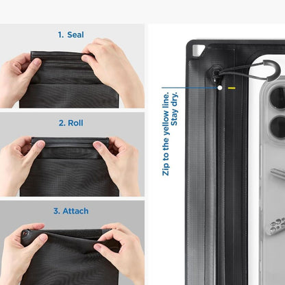 Univerzalna vodootporna torba i futrola Spigen Crossbag, crna AMP09746