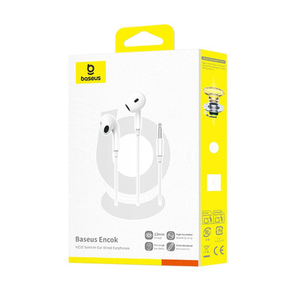 Handsfree 3.5mm Baseus Encok HZ19, Bijeli A00182301213-00