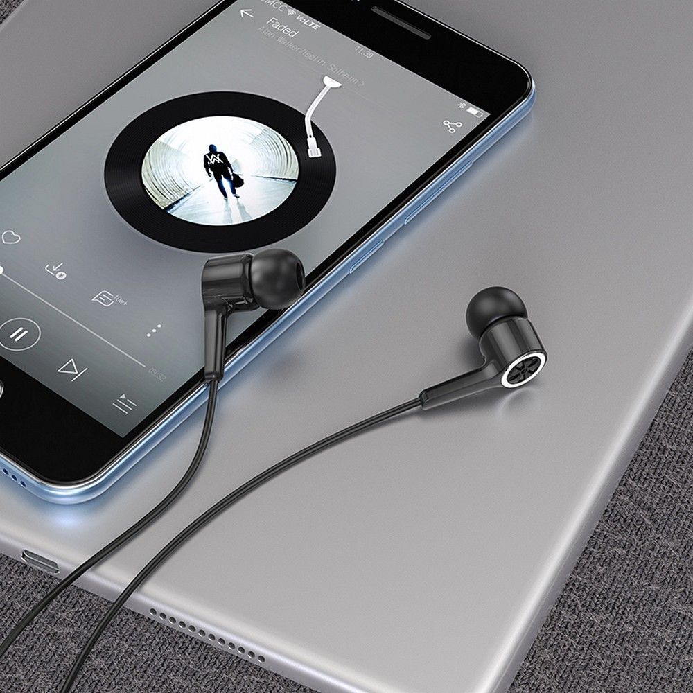 Handsfree 3.5mm HOCO M104, Crni