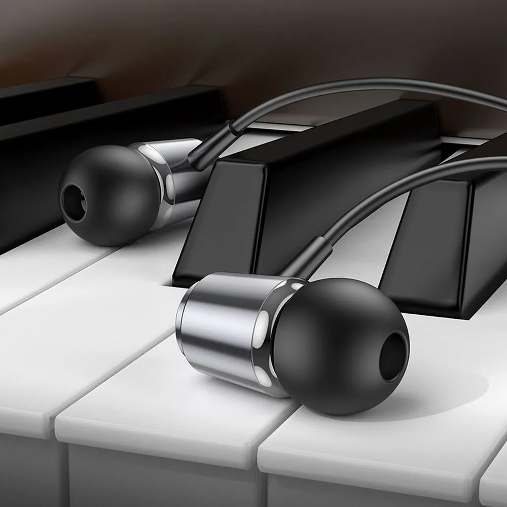 Handsfree 3.5mm HOCO M108, Sivi