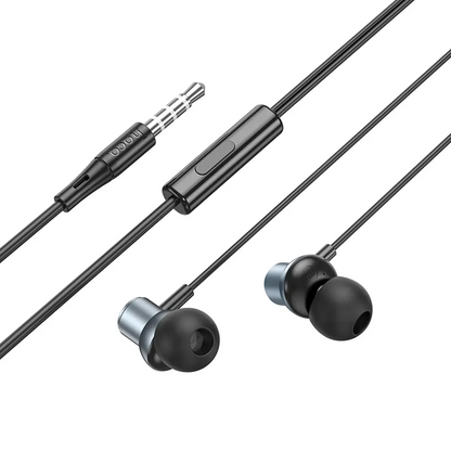 Handsfree 3.5mm HOCO M110, Siva
