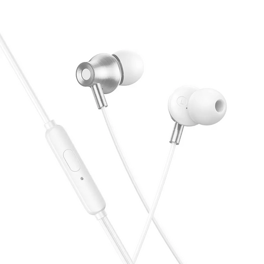Handsfree 3.5mm HOCO M119, Srebrna