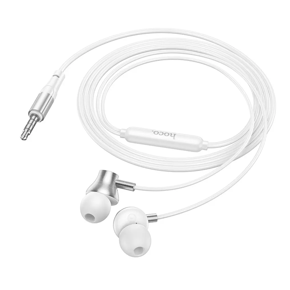 Handsfree 3.5mm HOCO M119, Srebrna