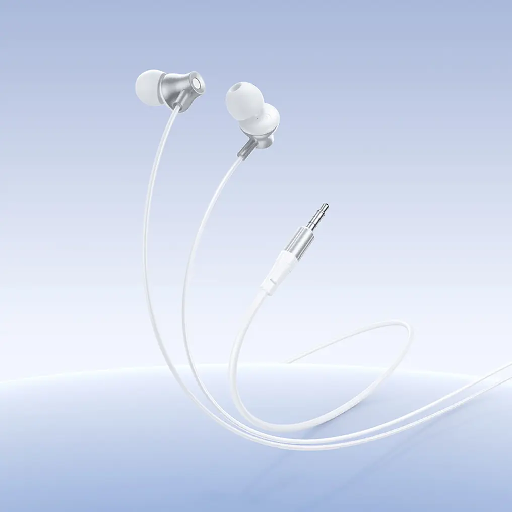 Handsfree 3.5mm HOCO M119, Srebrna