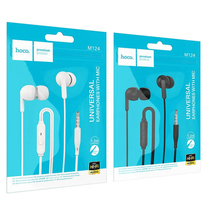 Handsfree 3.5mm HOCO M124, Crna