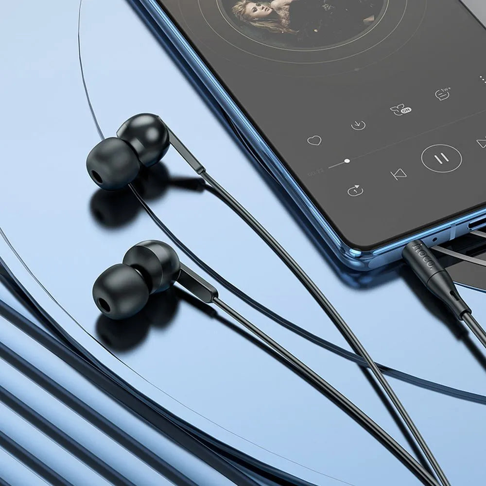 Handsfree 3.5mm HOCO M124, Crna