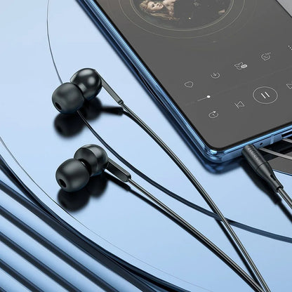 Handsfree 3.5mm HOCO M124, Crna