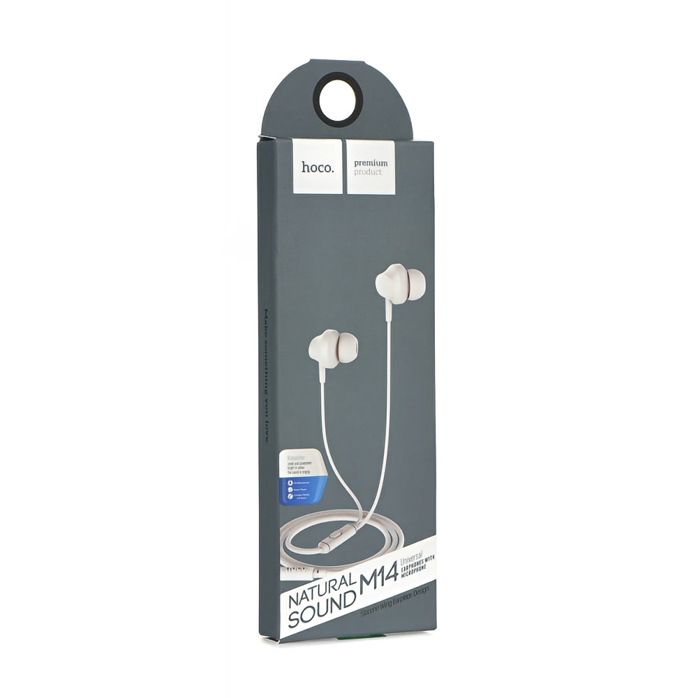 Handsfree 3.5mm HOCO M14, Bijela