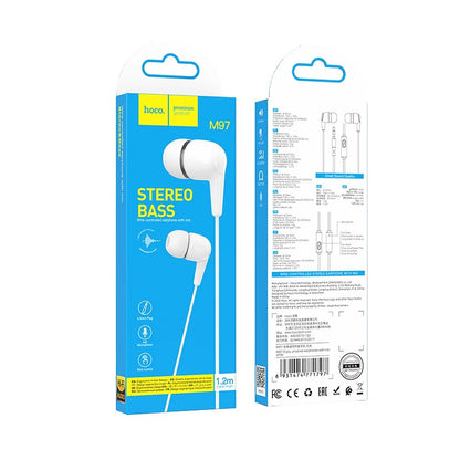 Handsfree 3.5mm HOCO M97, Bijeli