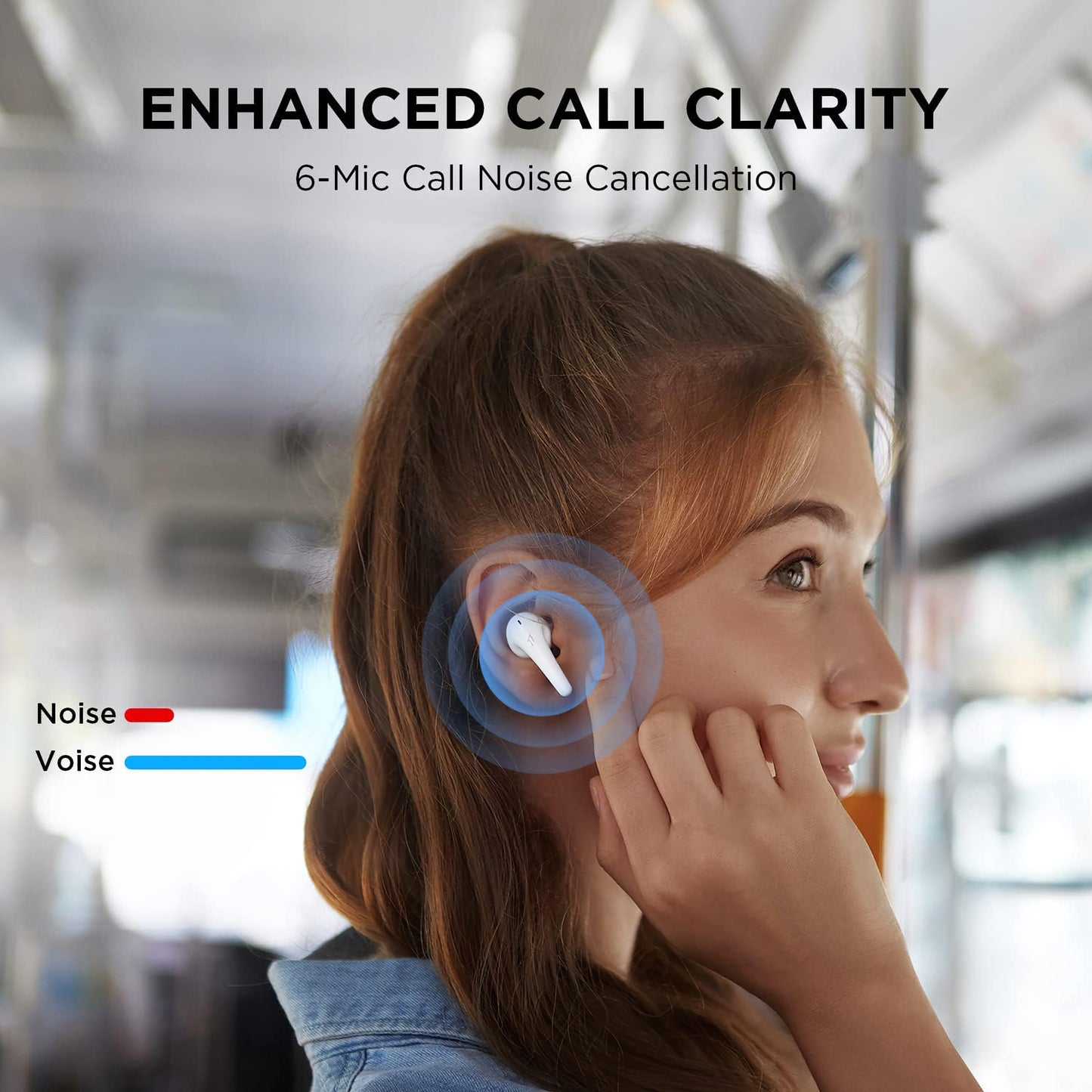 Handsfree Bluetooth 1More Aero ES903, TWS, ANC, Bijeli