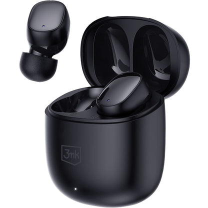 Handsfree Bluetooth 3MK FlowBuds, TWS, Crni