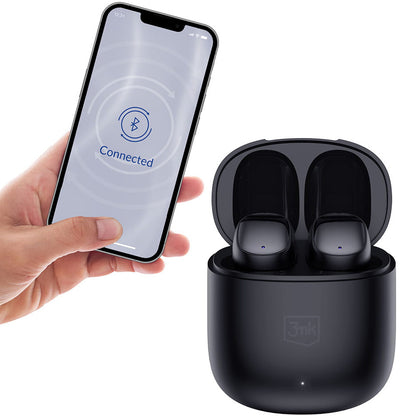 Handsfree Bluetooth 3MK FlowBuds, TWS, Crni