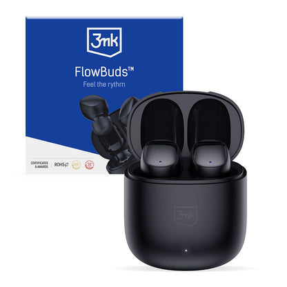Handsfree Bluetooth 3MK FlowBuds, TWS, Crni