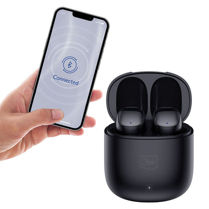Handsfree Bluetooth 3MK FlowBuds, TWS, Crni