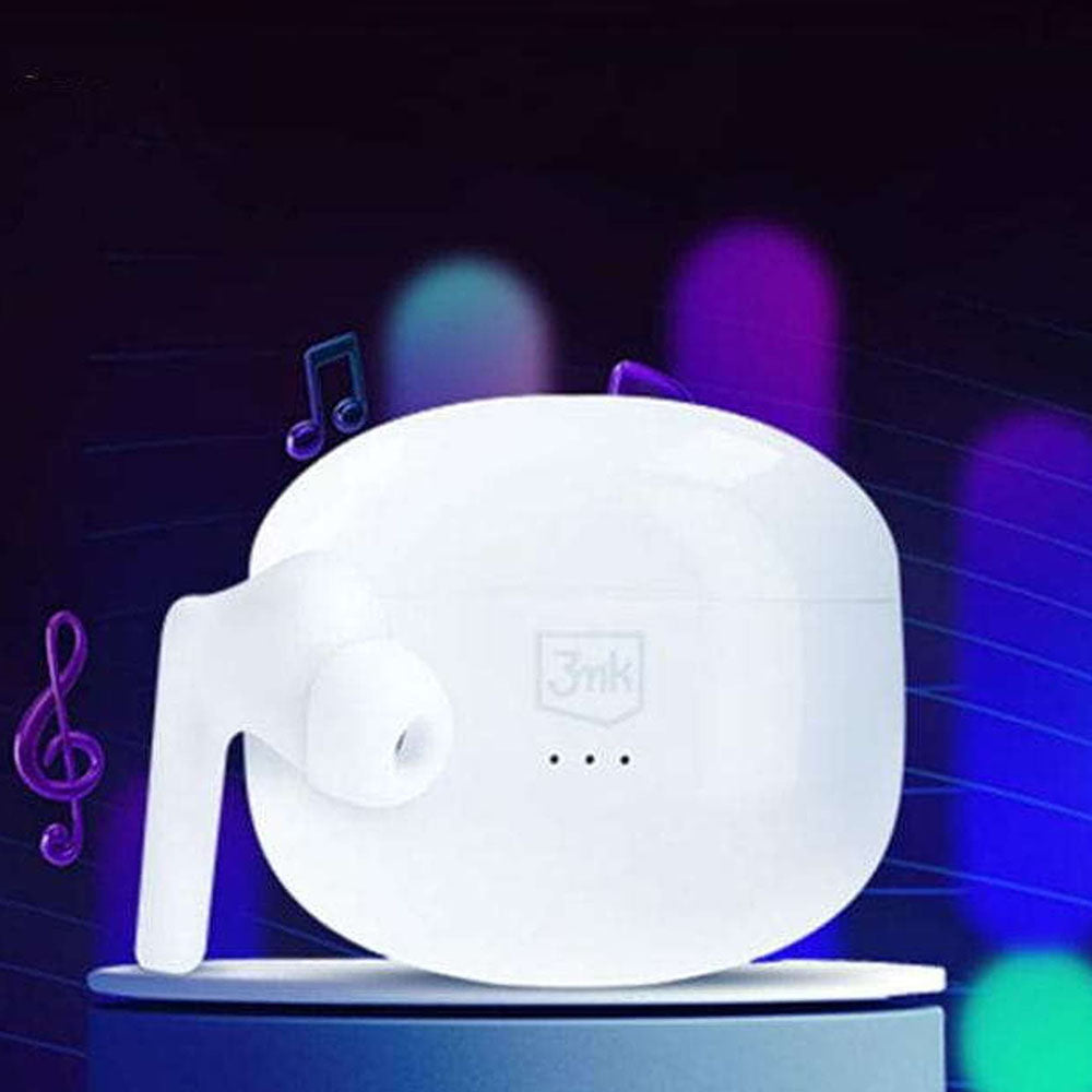Handsfree Bluetooth 3MK LIFEPODS, TWS, ANC, Bijela