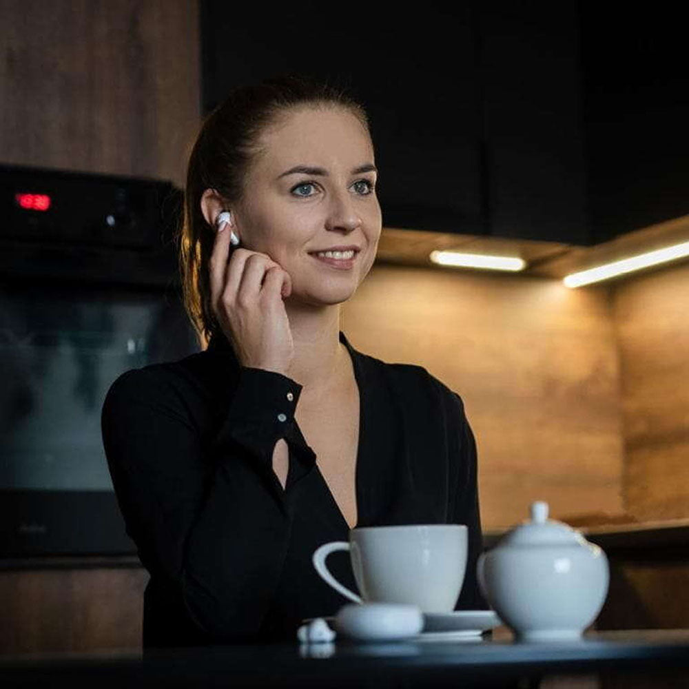 Handsfree Bluetooth 3MK LIFEPODS, TWS, ANC, Bijela
