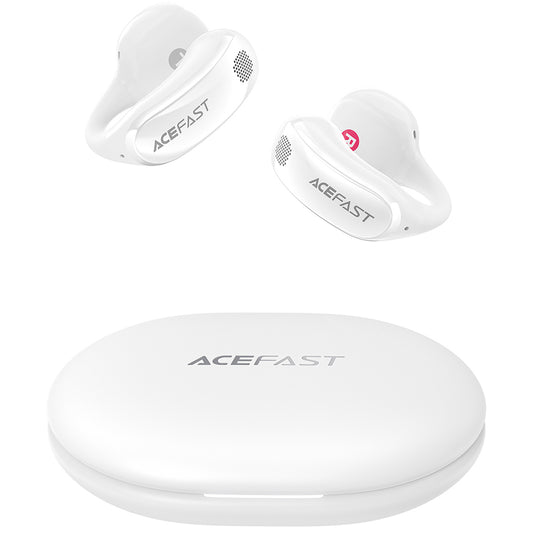 Handsfree Bluetooth Acefast Aceclip Pro, TWS, Bijeli