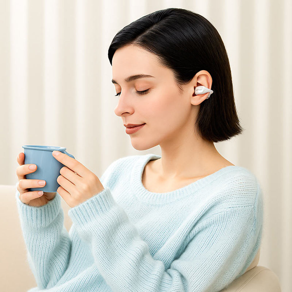 Handsfree Bluetooth Acefast Aceclip Pro, TWS, Crni