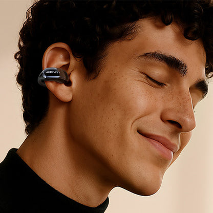 Handsfree Bluetooth Acefast Aceclip Pro, TWS, Crni