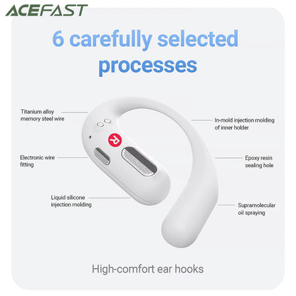 Handsfree Bluetooth Acefast FA002, TWS, Bijela