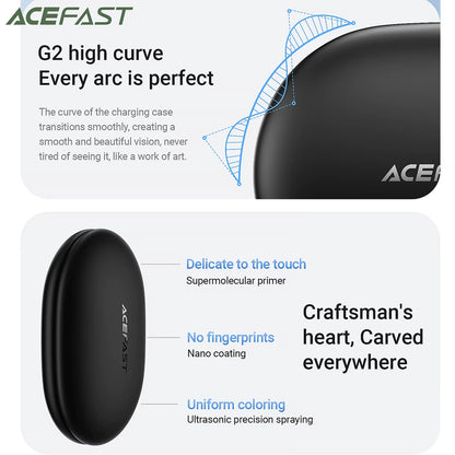Handsfree Bluetooth Acefast FA002, TWS, Bijela
