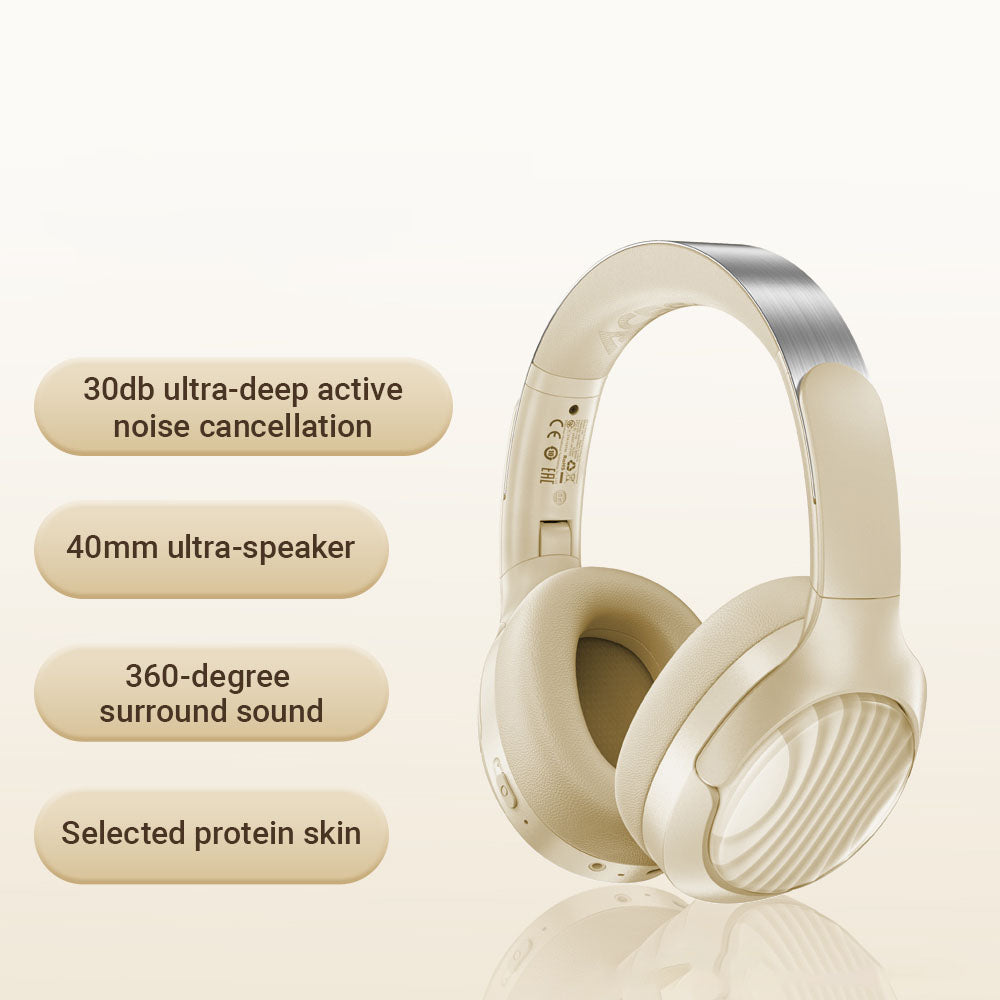Handsfree Bluetooth Acefast H5, A2DP, ANC, Crni