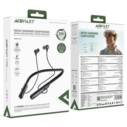 Handsfree Bluetooth Acefast N5, A2DP, Crni