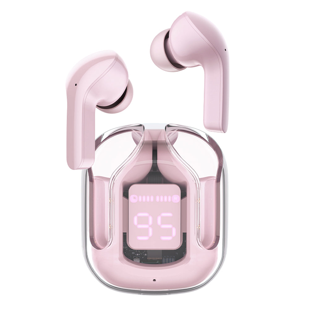 Handsfree Bluetooth Acefast T6, TWS, Ružičasta