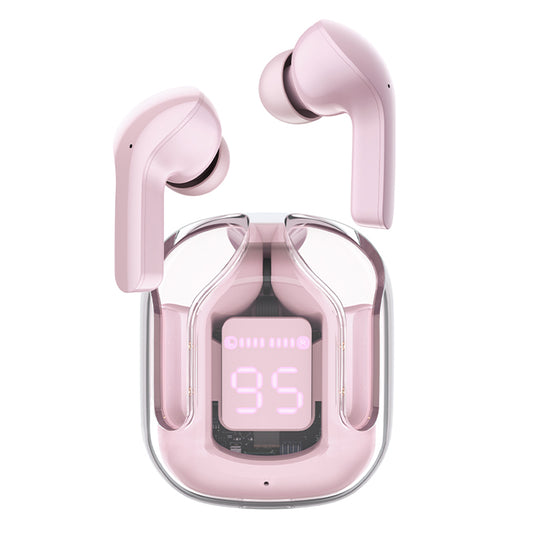 Handsfree Bluetooth Acefast T6, TWS, Ružičasta
