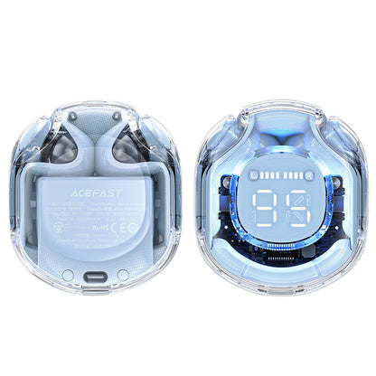 Handsfree Bluetooth Acefast T8, TWS, Plava