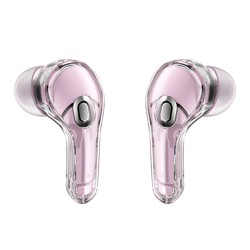 Handsfree Bluetooth Acefast T8, TWS, Ružičasta