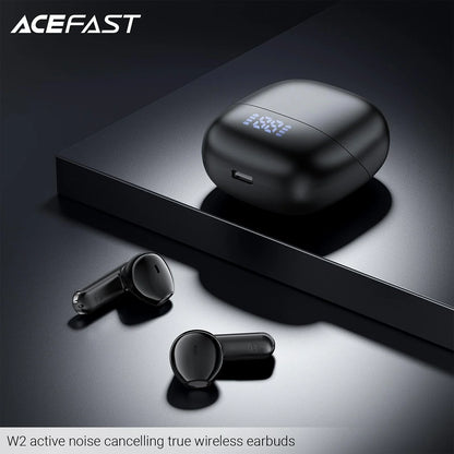 Handsfree Bluetooth Acefast W2, TWS, Crni