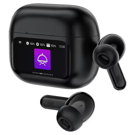 Handsfree Bluetooth Acefast W6, TWS, ANC, Crni