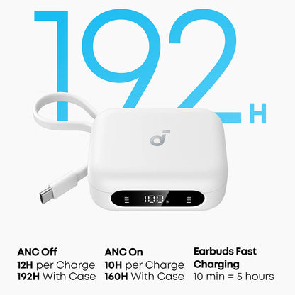 Handsfree Bluetooth Anker P41i, TWS, ANC, Bijeli A3937G21