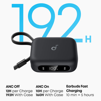 Handsfree Bluetooth Anker P41i, TWS, ANC, Crni A3937G11