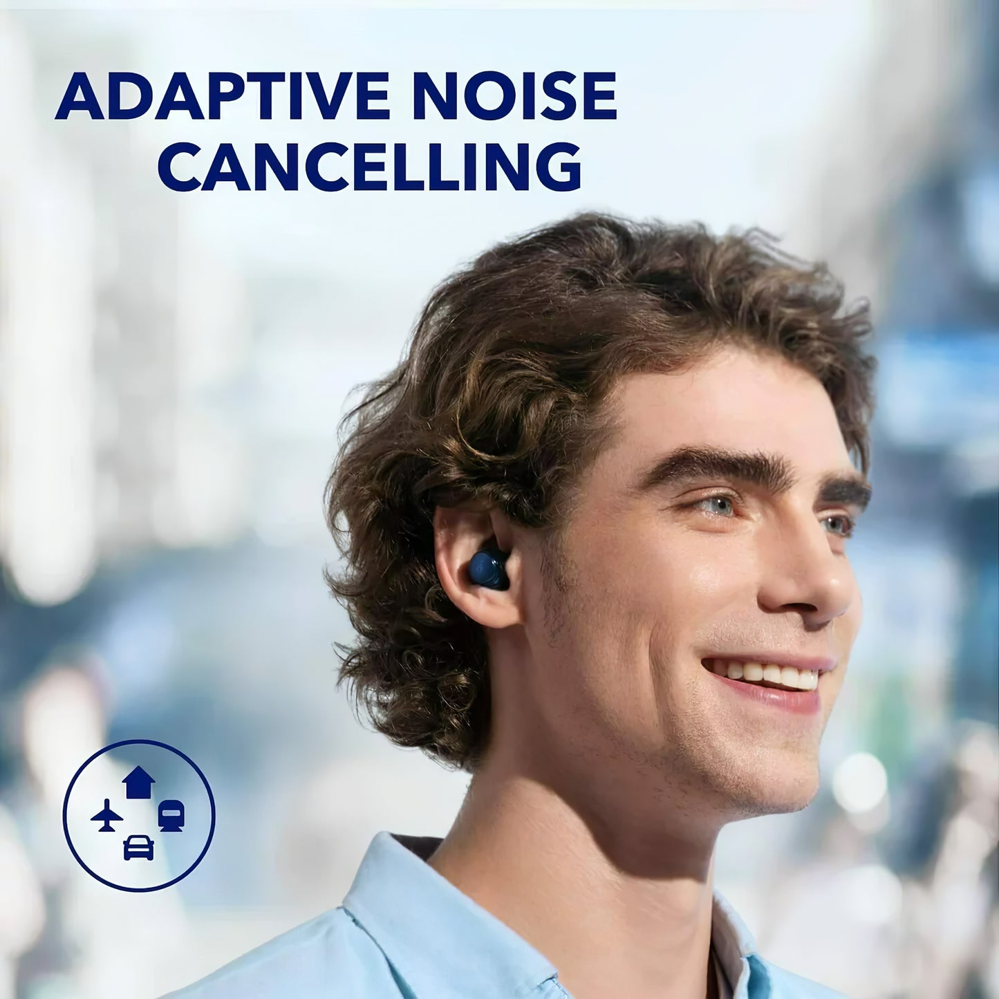Handsfree Bluetooth Anker SoundCore Space A40, TWS, MultiPoint, Plavi A3936G31