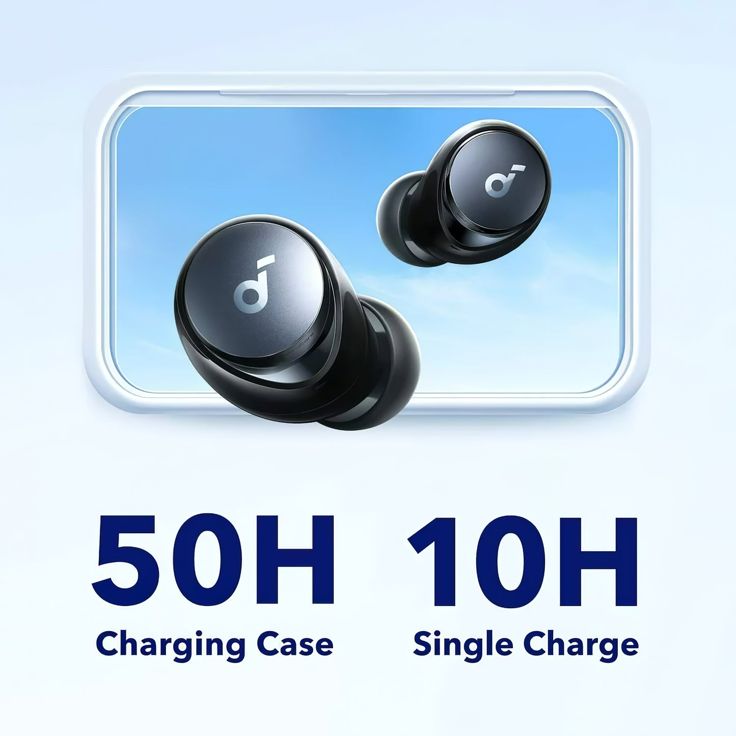 Handsfree Bluetooth Anker SoundCore Space A40, TWS, MultiPoint, Crni A3936G11