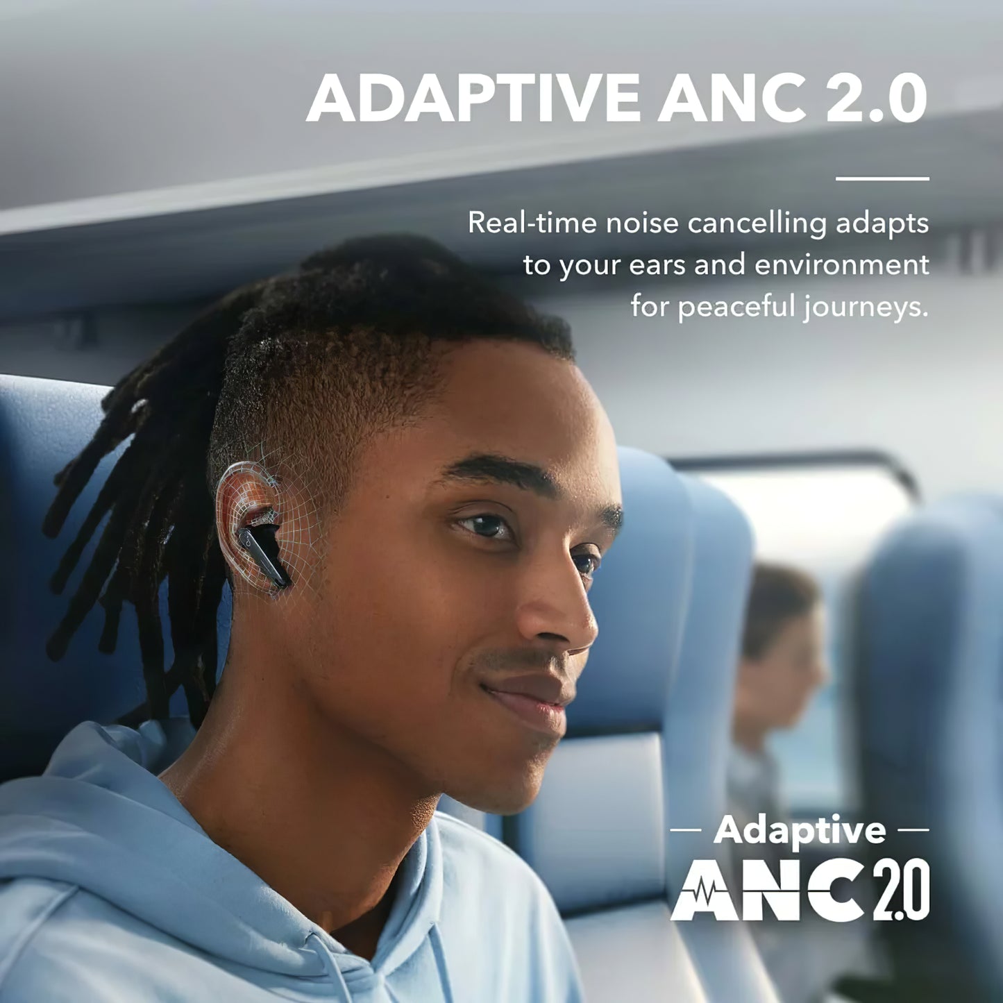 Handsfree Bluetooth Anker SoundCore Liberty 4 NC, TWS, ANC, MultiPoint, Crni A3947G11