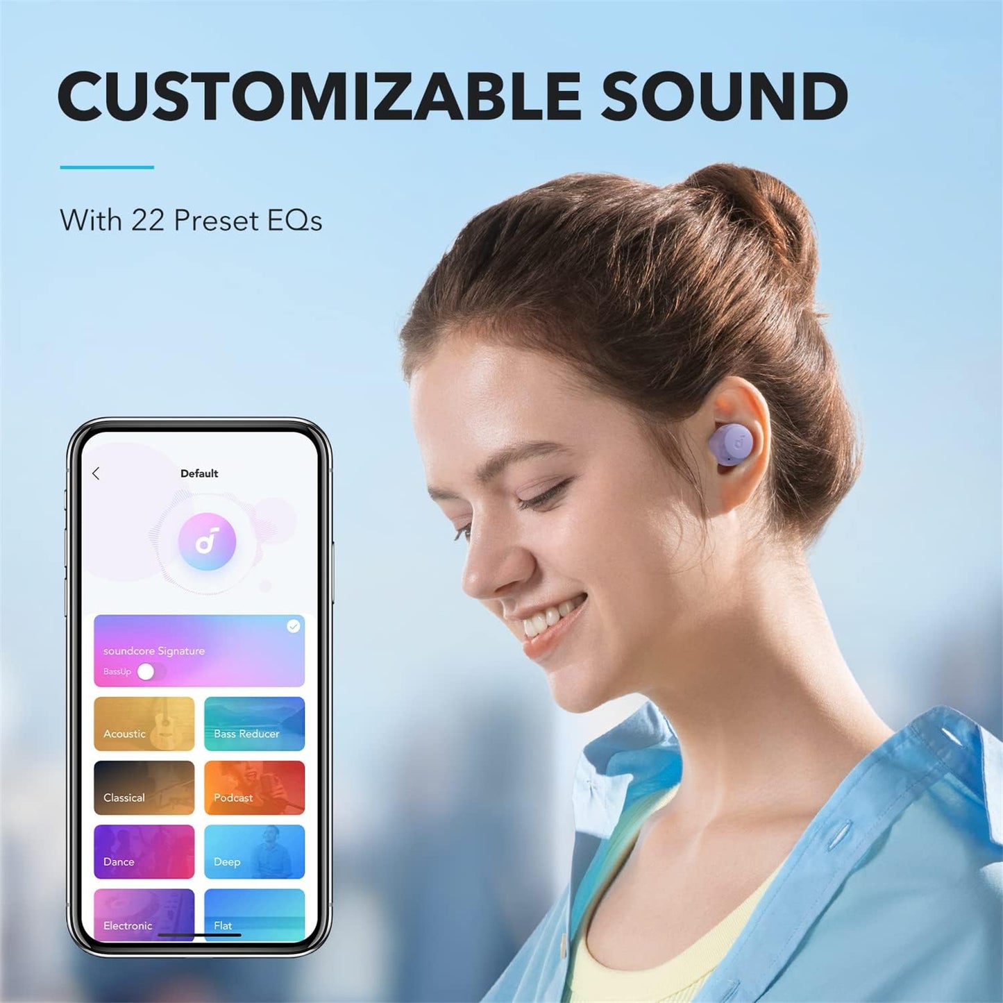 Handsfree Bluetooth Anker SoundCore A25i, TWS, Ljubičasti A3948GQ2