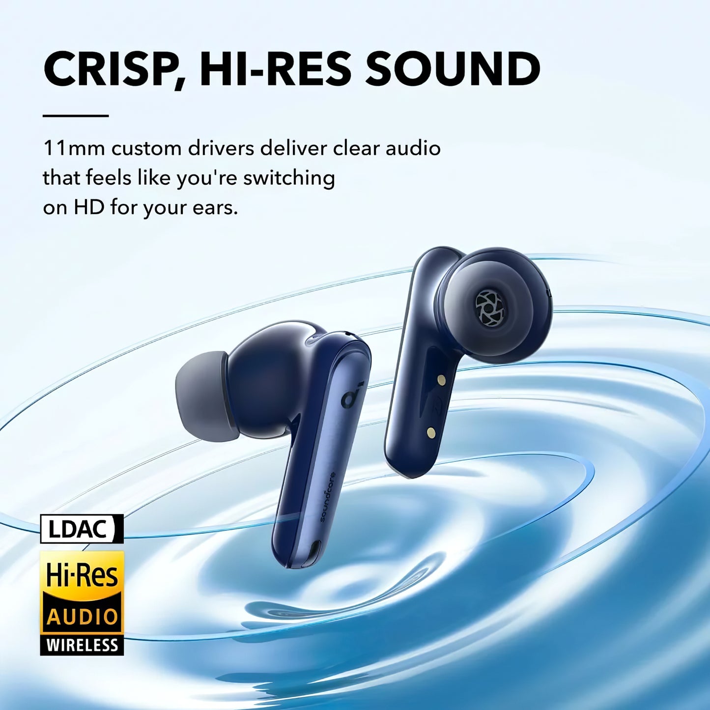 Handsfree Bluetooth Anker SoundCore Liberty 4 NC, TWS, ANC, MultiPoint, Plavi A3947G31