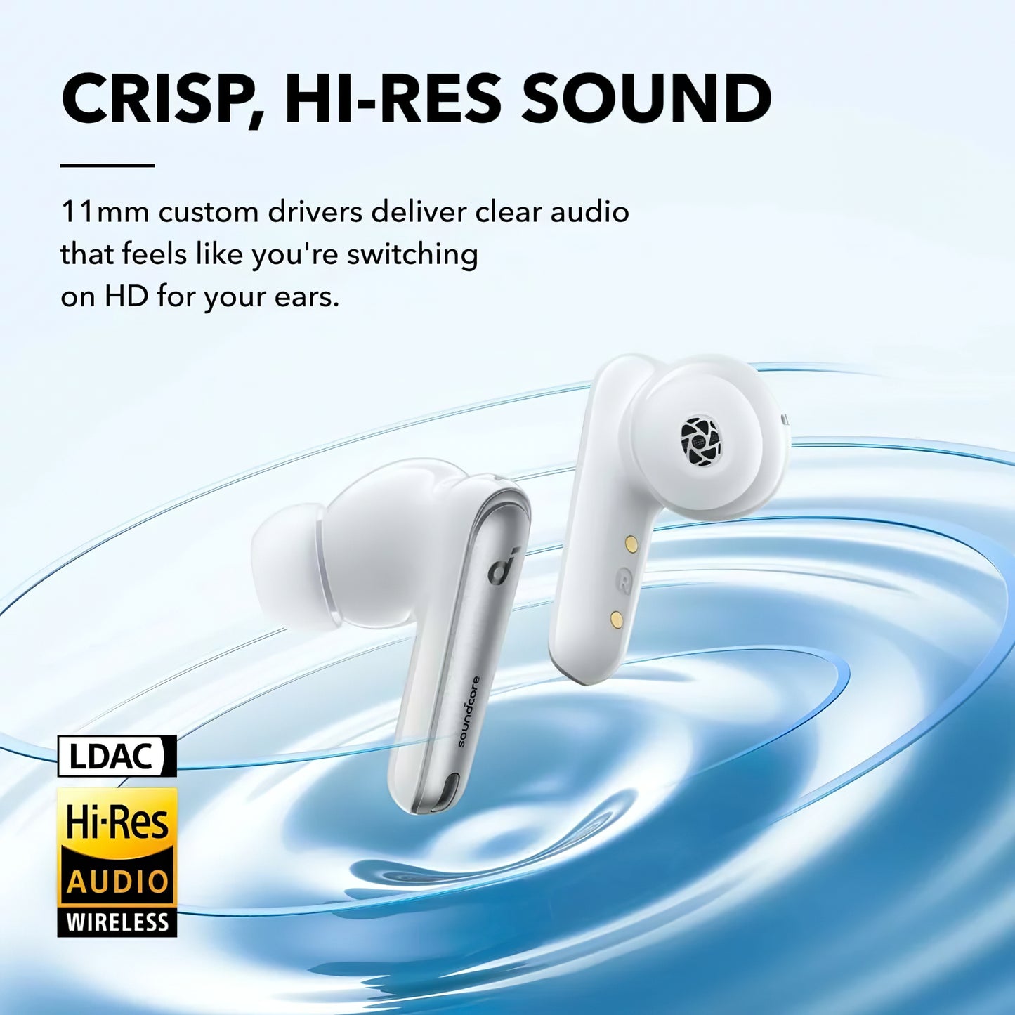Handsfree Bluetooth Anker SoundCore Liberty 4 NC, TWS, ANC, MultiPoint, Bijeli A3947G21