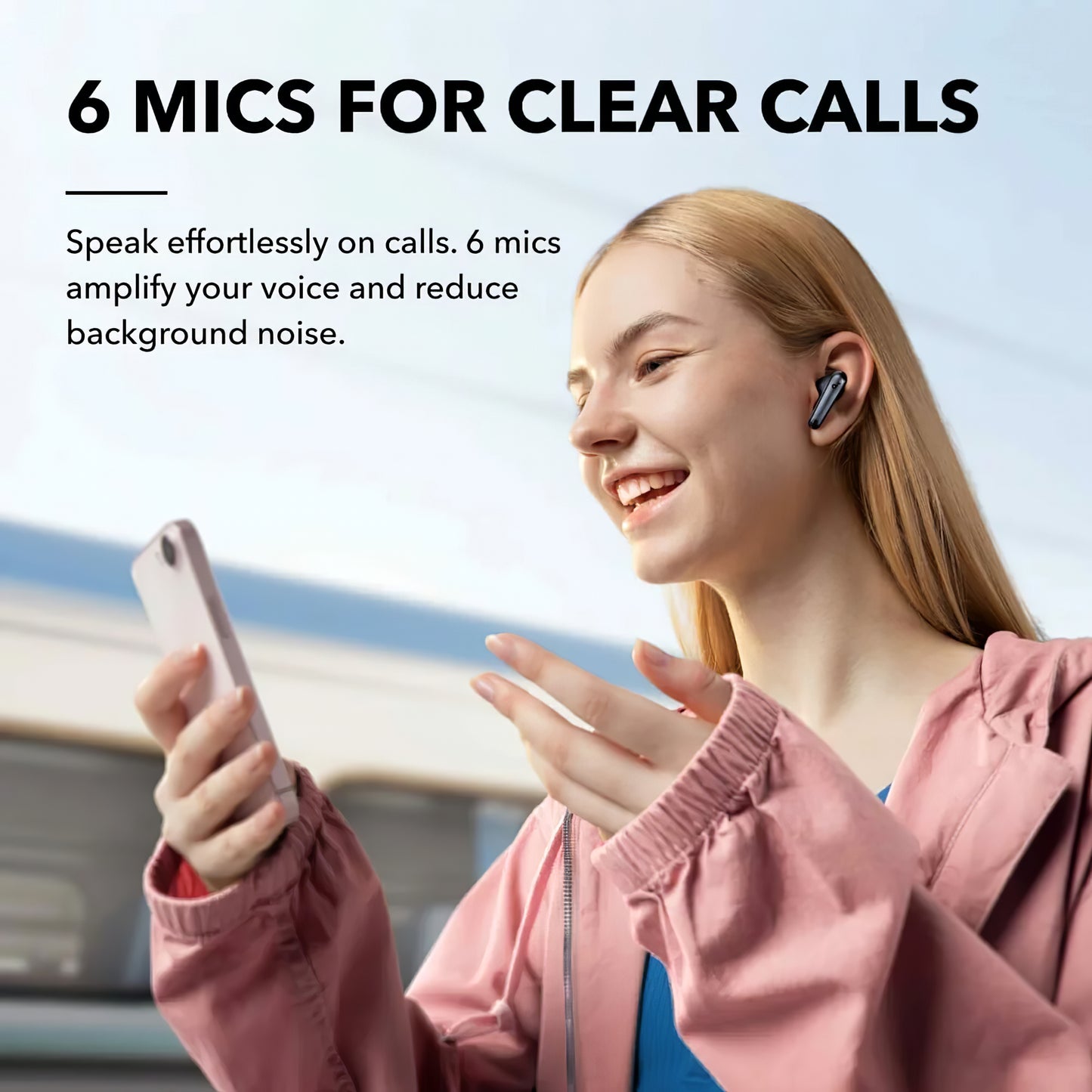 Handsfree Bluetooth Anker SoundCore Liberty 4 NC, TWS, ANC, MultiPoint, Crni A3947G11