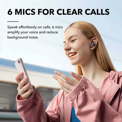 Handsfree Bluetooth Anker SoundCore Liberty 4 NC, TWS, ANC, MultiPoint, Crni A3947G11