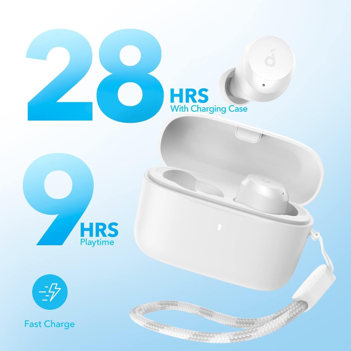 Handsfree Bluetooth Anker SoundCore A25i, TWS, Bijeli A3948G21
